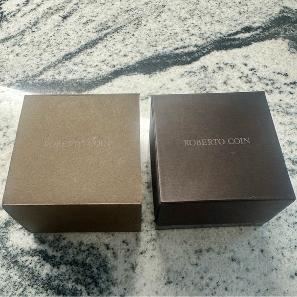 Roberto Coin 18k Yellow Gold Paper Clip Chain-Link Necklace - Picture 10 of 10